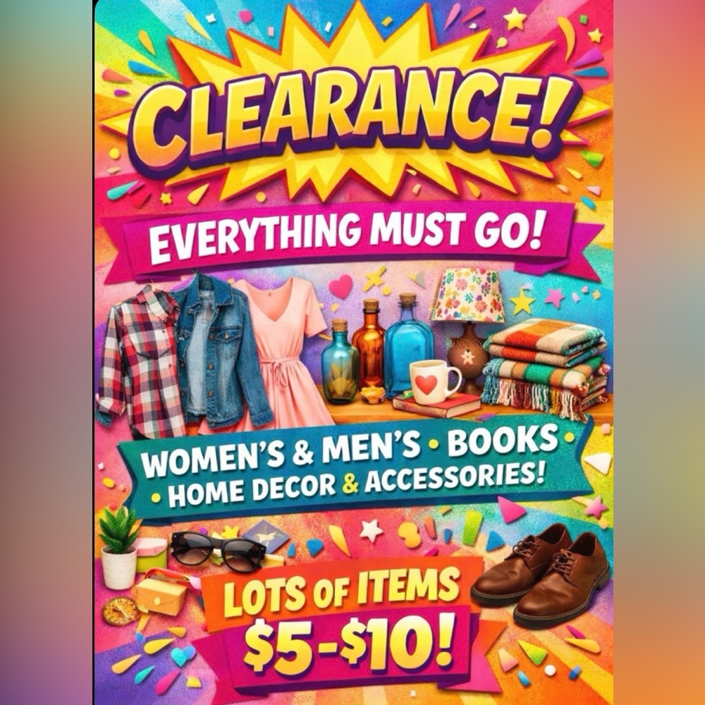 CLEARANCE CLOSET CLEAR OUT PRICES!!!